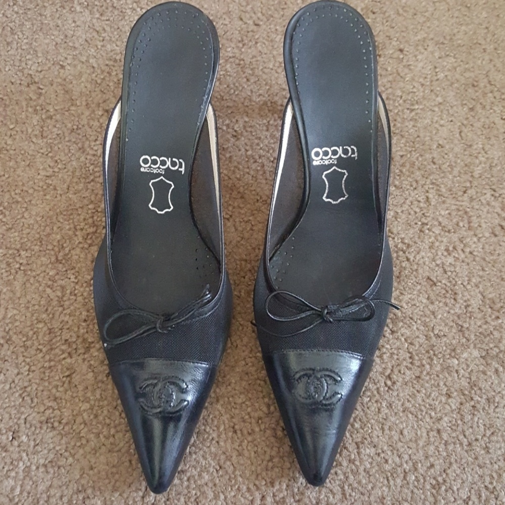 chanel mules